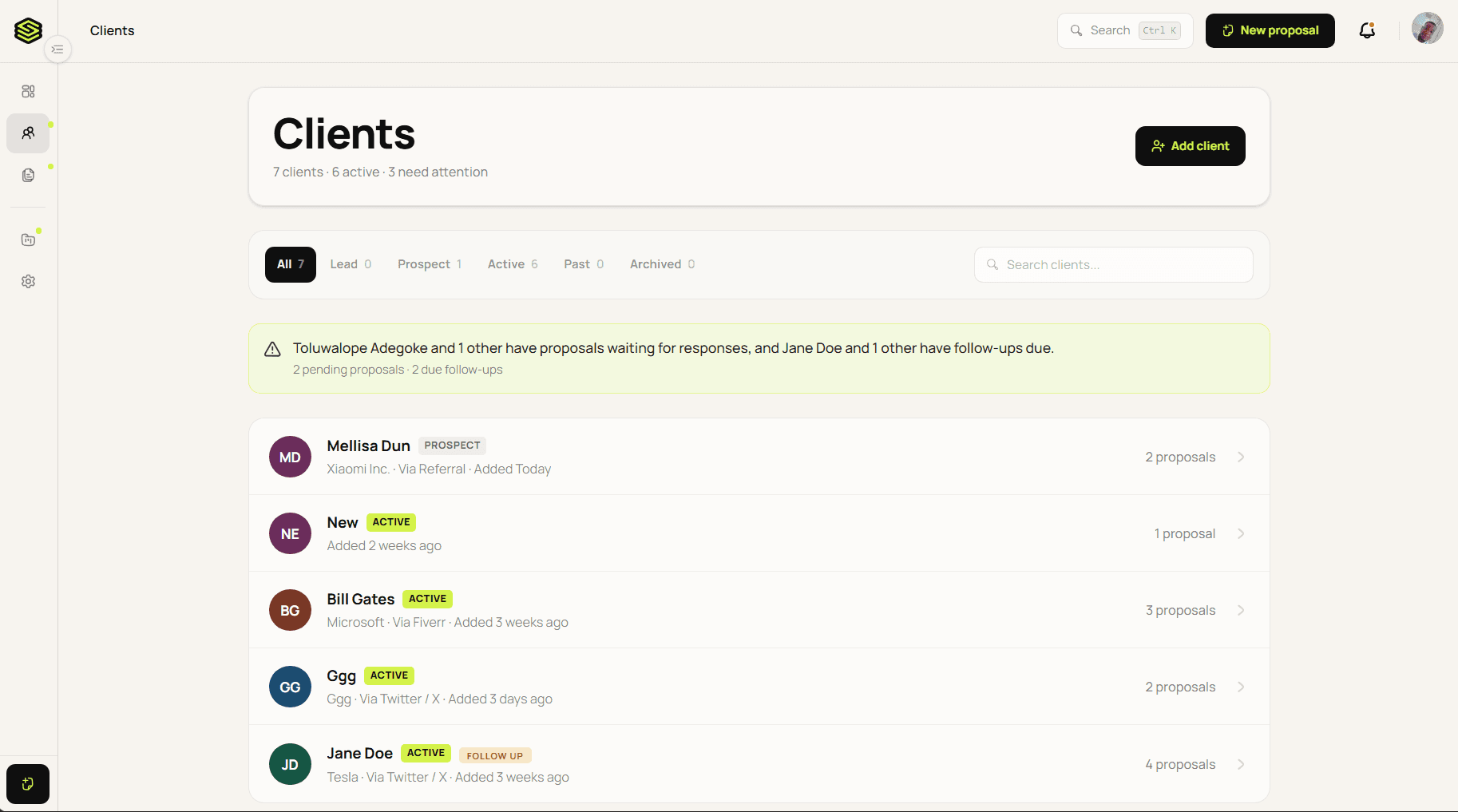 SoloStack Clients