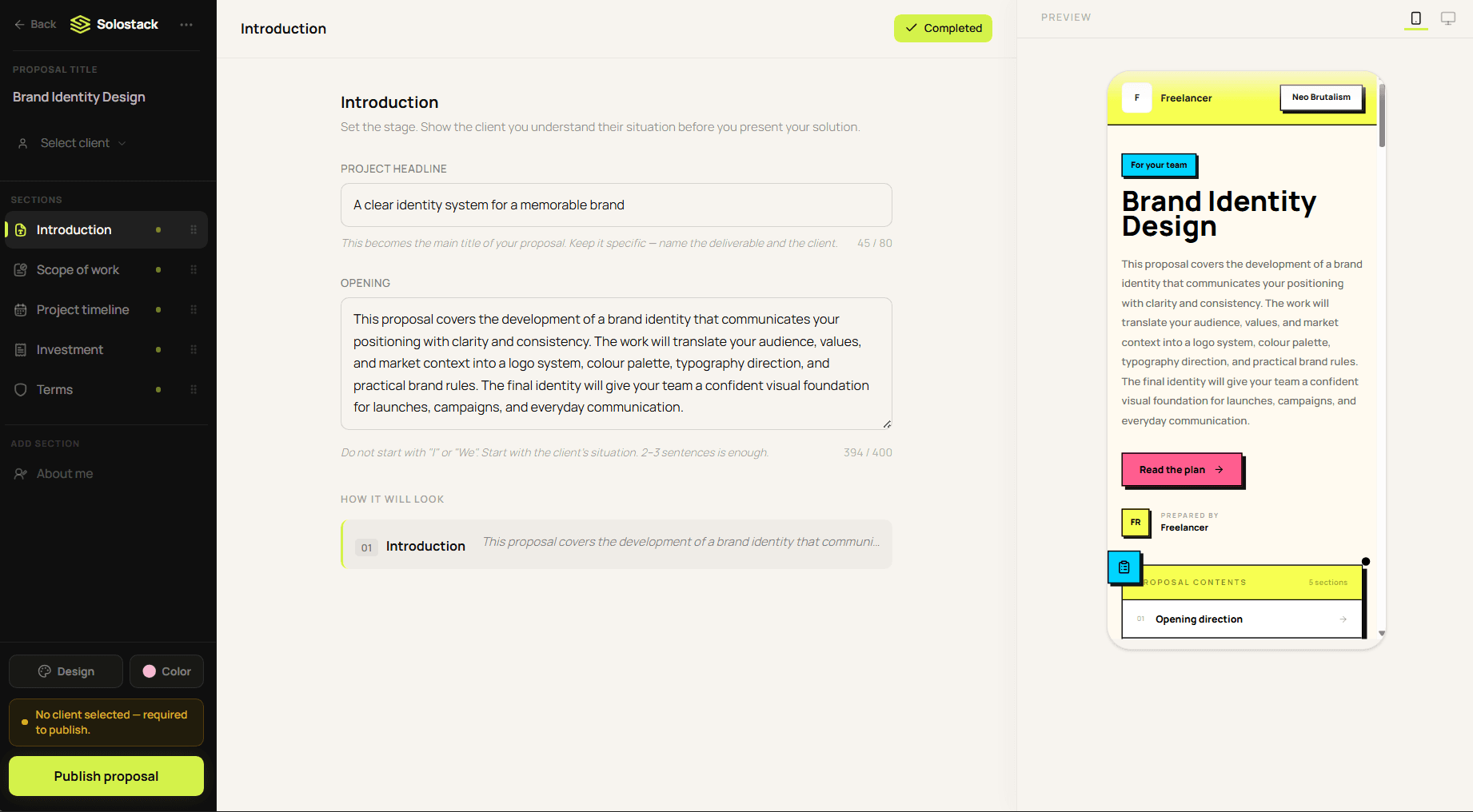 SoloStack Builder